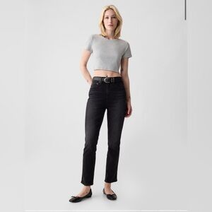GAP Vintage Slim High Rise Jeans Black - 28/6RS